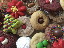 Homemade Cookie Sampler Gift Box 4 Dozen